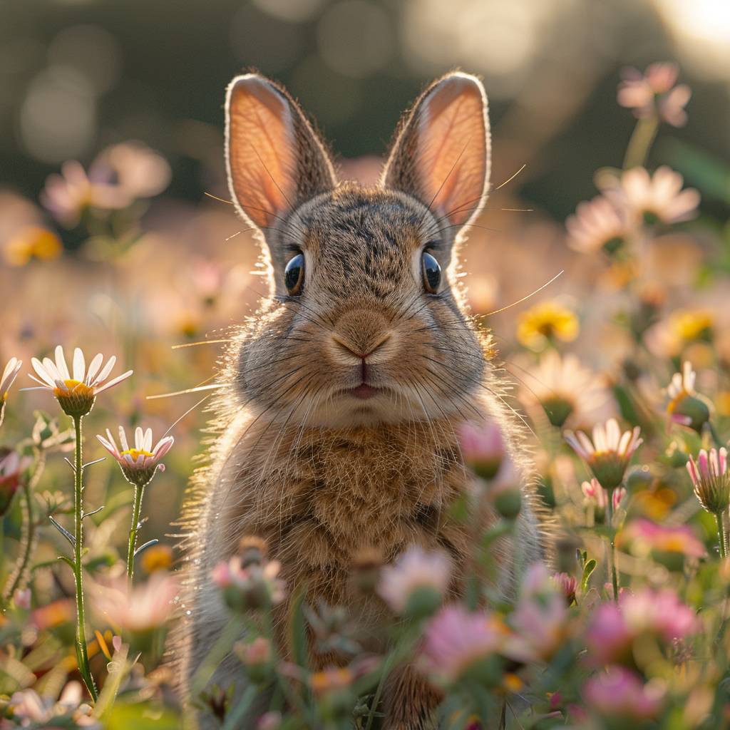 Le champ visuel du lapin