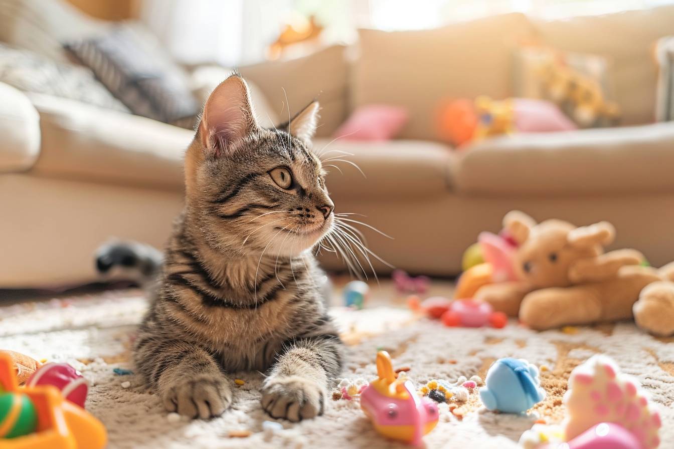 Assurance santé pour chat avec vétérinaire heureux  
Chat en consultation médicale avec dossier de santé